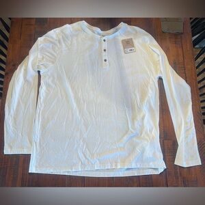 Patagonia Men's Cream Long Sleeve Henley